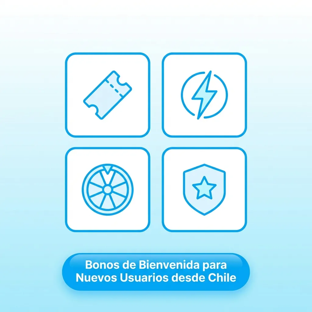 Chilean casino welcome bonus package showing deposit tiers with free spins and sports betting bonus options