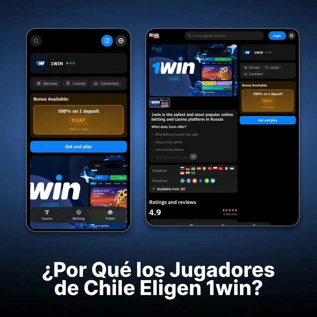 Chilean players choose 1win platform for local payment methods, progressive bonuses, and 24/7 Spanish support services.