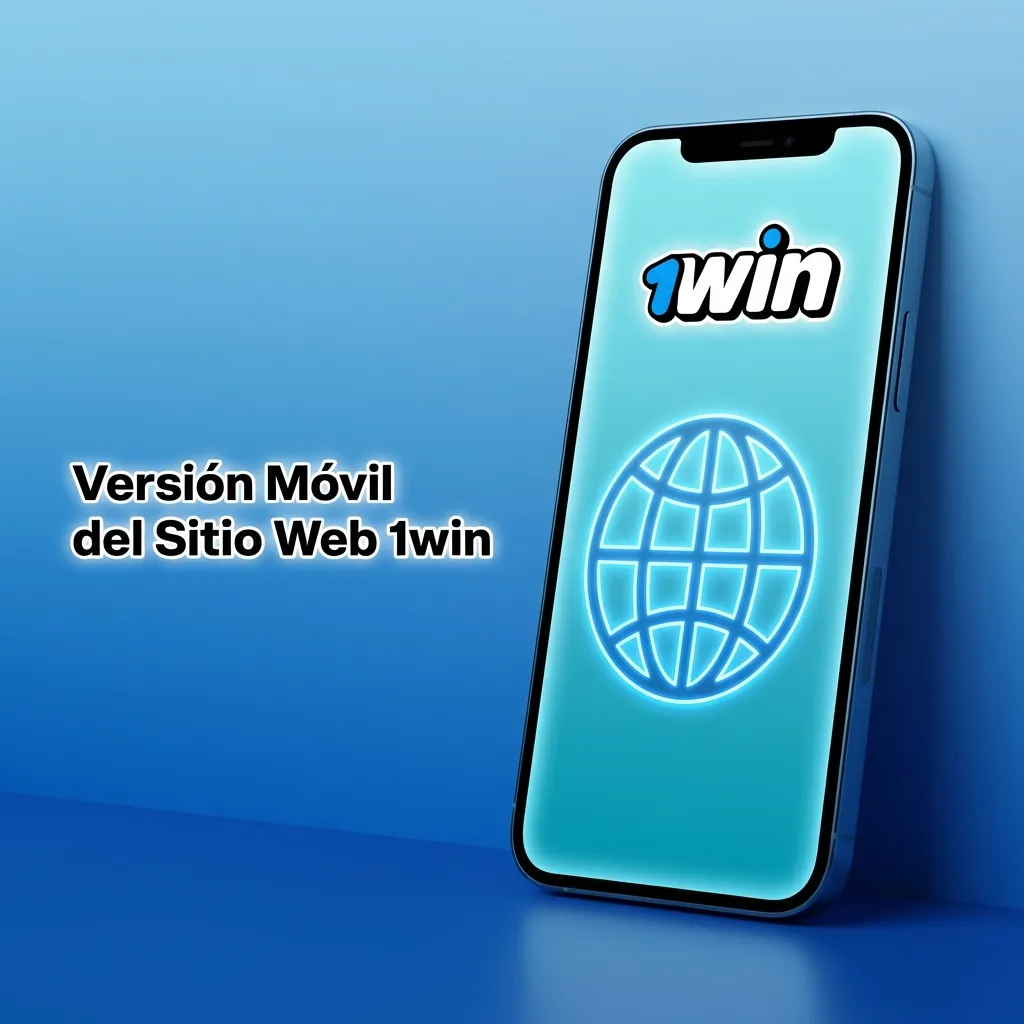 Interfaz de la versión móvil de 1win mostrando opciones de apuestas deportivas y juegos de casino en smartphone